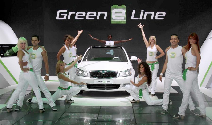  Skoda Octavia Green E-Line Concept 2010 года  (фото 3 из 46)